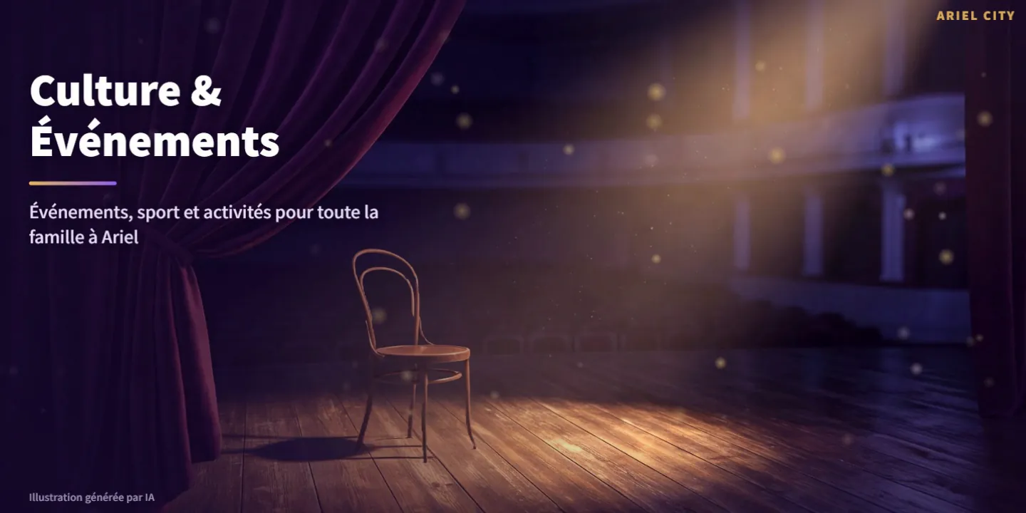 Culture & Événements — Illustration générée par IA