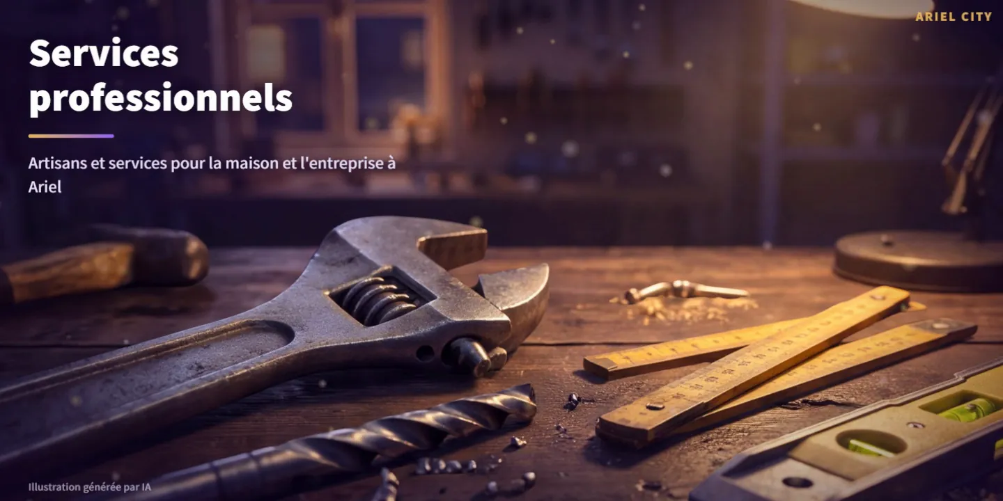 Services professionnels — Illustration générée par IA