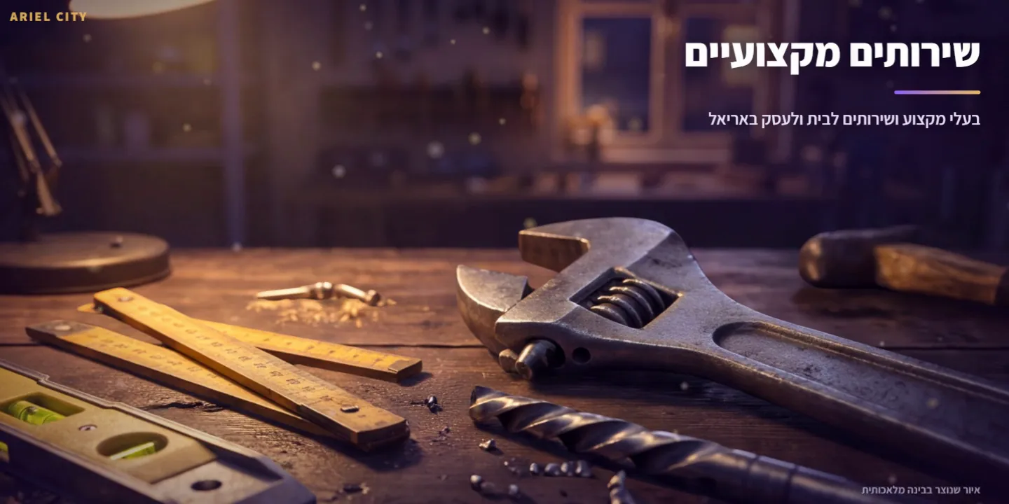שירותים מקצועיים — איור שנוצר בבינה מלאכותית