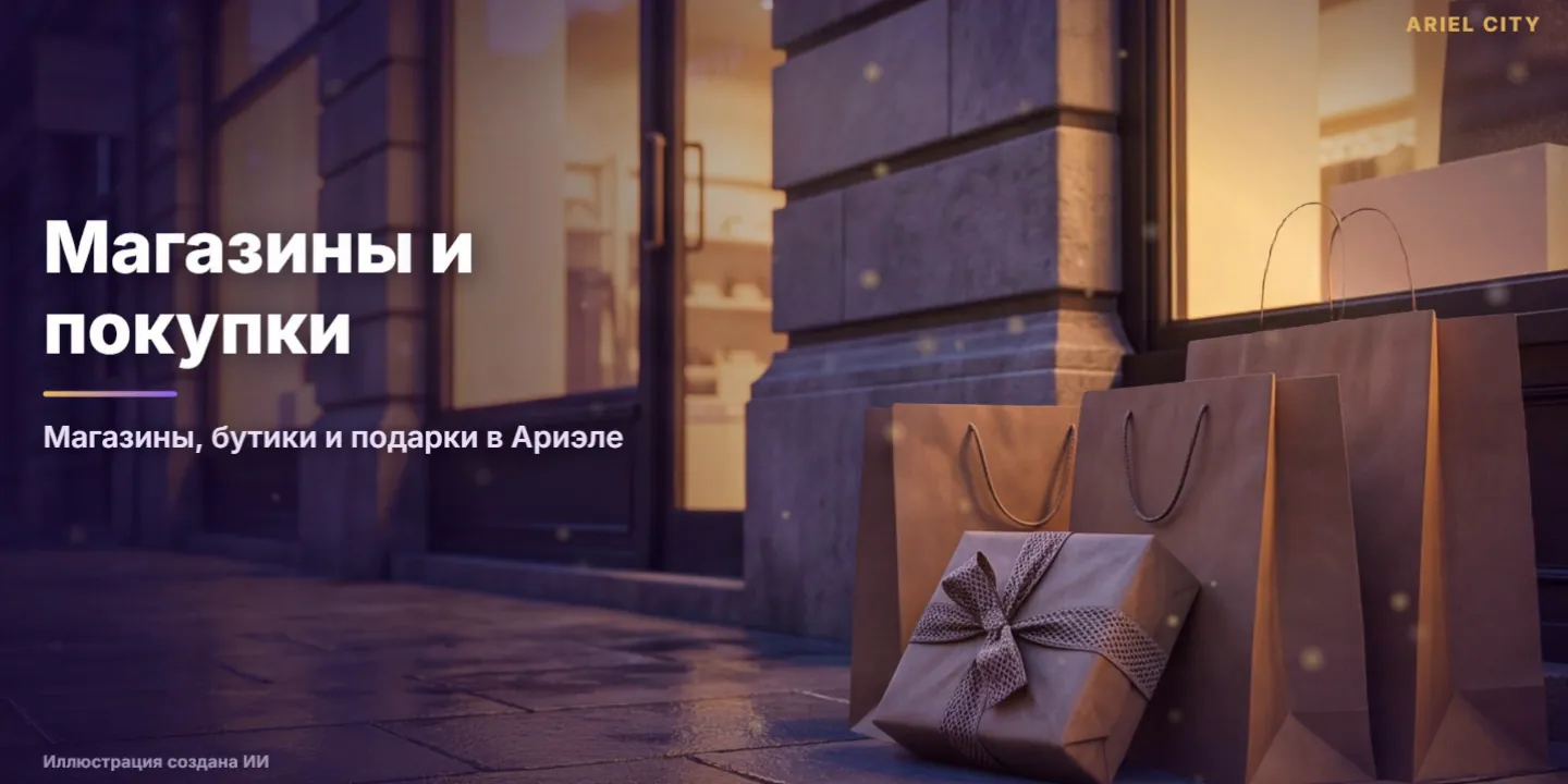 Магазины и покупки — Иллюстрация создана ИИ