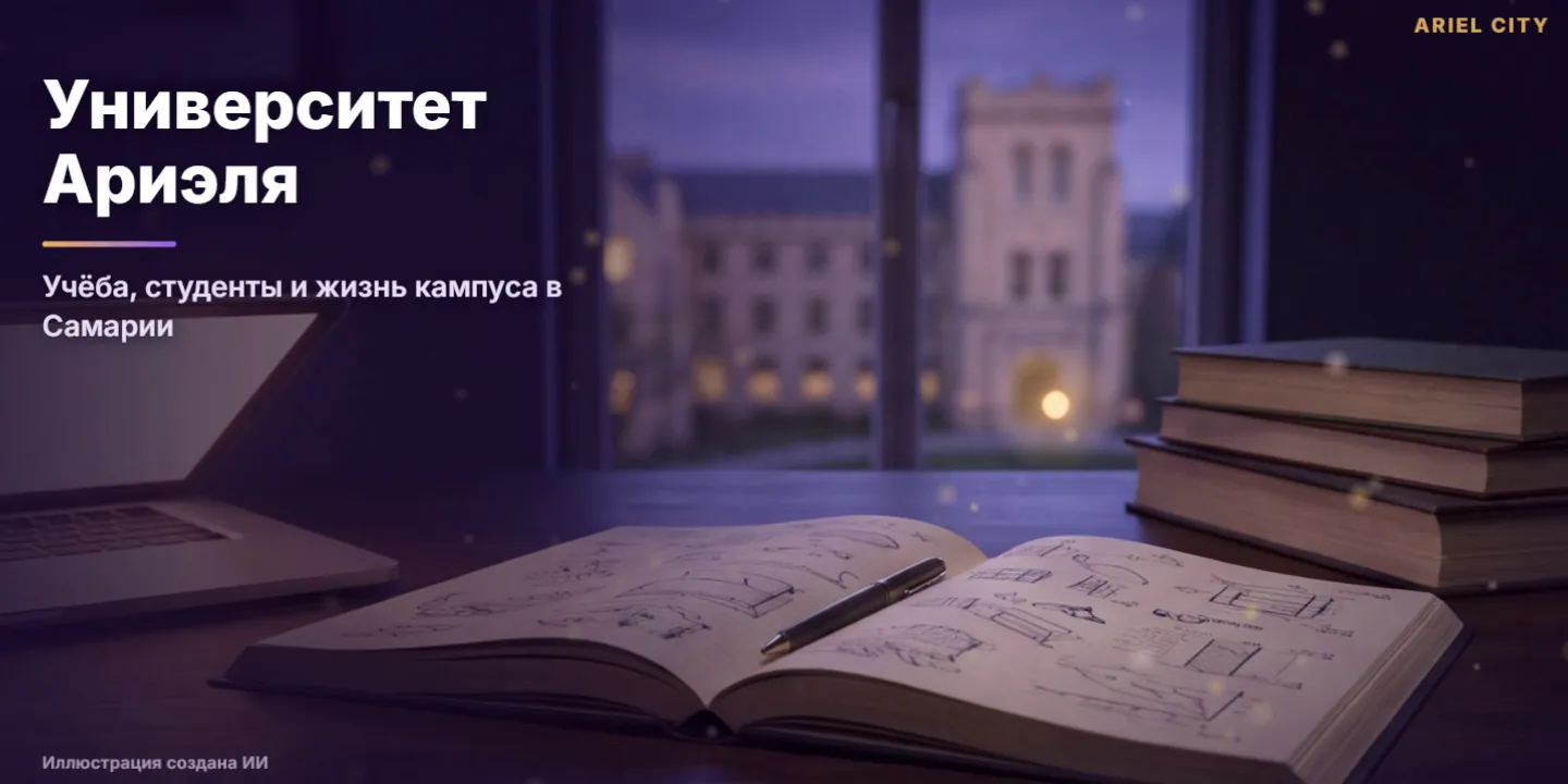 Университет Ариэля — Иллюстрация создана ИИ